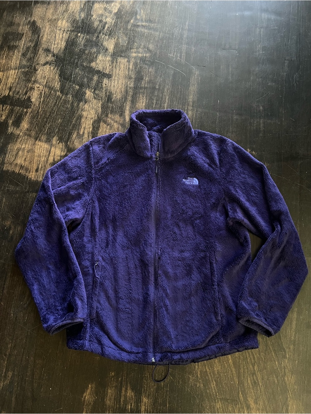 Women’s The North Face Osito Mauve Purple Soft Fleece Full Zip Cozy Jacket L
